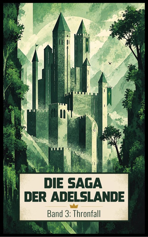 Cover von Die Saga der Adelslande, Band 3: Thronfall
